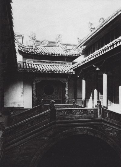Ningpo, Fukien Hui Kuan, Chekiang, Forecourt in the Fukien Club by Ernst Boerschmann