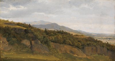 German Landscape with View towards a Broad Valley, ca. 1829-30 by Ernst Christian Frederik Petzholdt