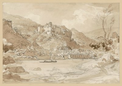 View of the Castle and Lower Town of Heidelberg by Ernst Fries