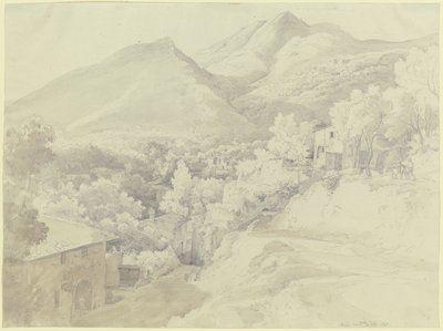 View of Massa di Carrara by Ernst Fries