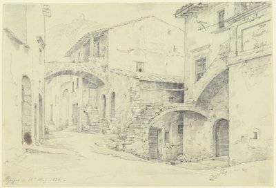 Street in Terni-Papigno by Ernst Fries