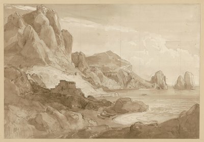 South Coast of Capri with the Faraglioni by Ernst Fries