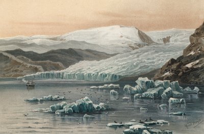 Tyndall Glacier, North-West Greenland by Ernst Heyn