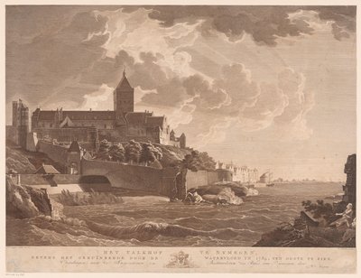 View of the Valkhof in Nijmegen by Ernst Karl Gottlieb Thelott