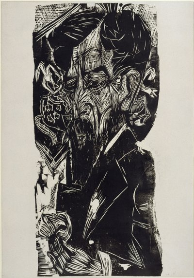 Portrait of Van Vloten by Ernst Ludwig Kirchner