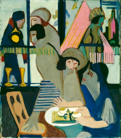 Cafe by Ernst Ludwig Kirchner