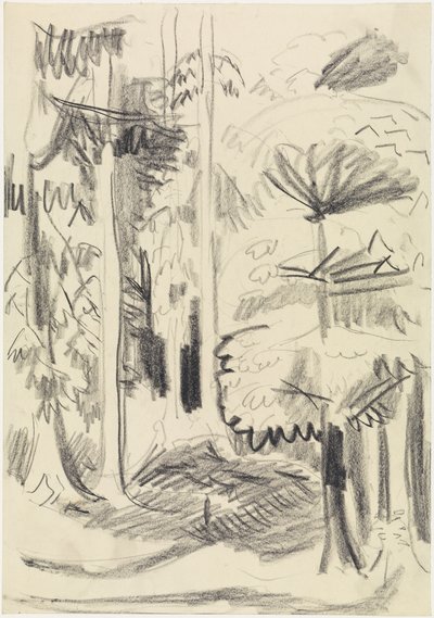 Mixed Forest by Ernst Ludwig Kirchner