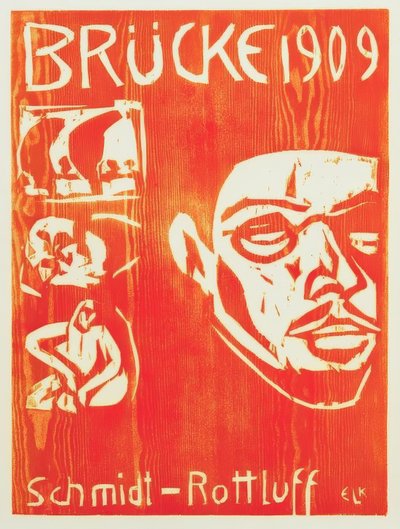 Portrait Schmidt-Rottluff by Ernst Ludwig Kirchner
