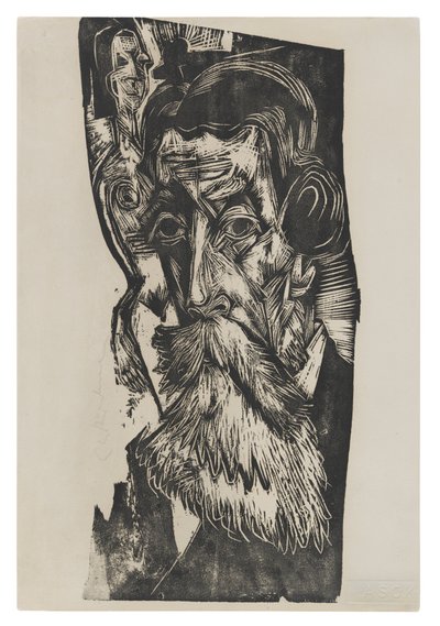 Portrait of Ludwig Schames by Ernst Ludwig Kirchner