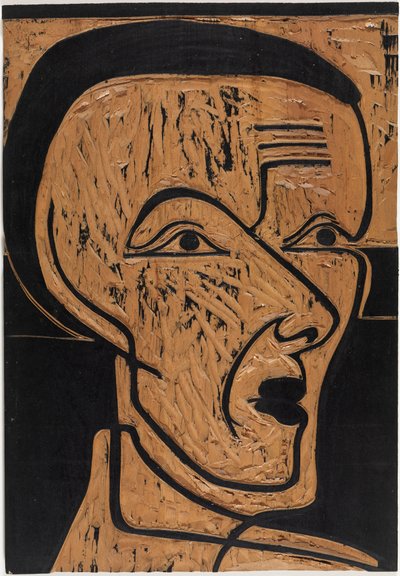 Self-Portrait, Drawing Stick by Ernst Ludwig Kirchner