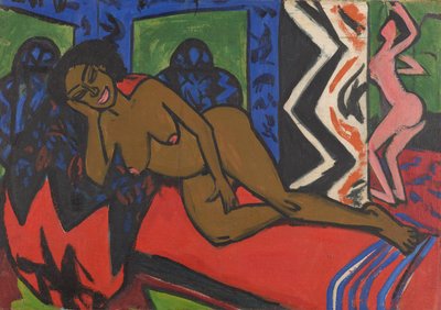 Sleeping Milli by Ernst Ludwig Kirchner