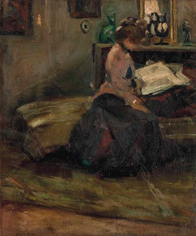 Lady Reading by Ernst Stern