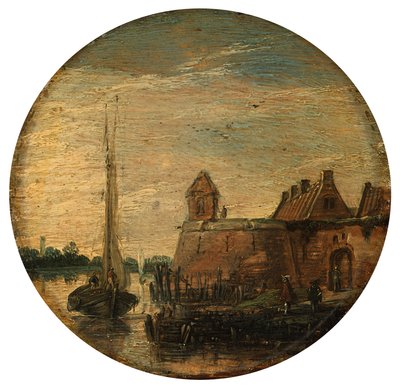 Bollwerk on the Canal by Esaias van de Velde