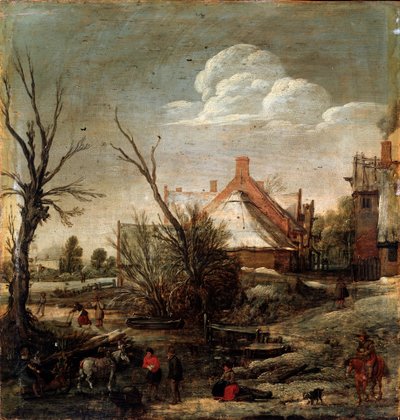 Winter by Esaias van de Velde
