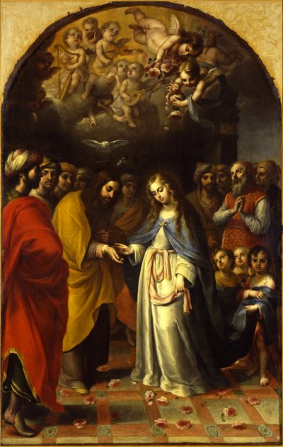 The Marriage of the Virgin by Esteban Márquez de Velasco