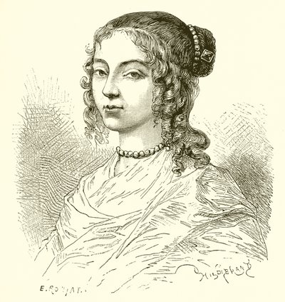 Henrietta of England, sister of King Charles II by Etienne Antoine Eugene Ronjat