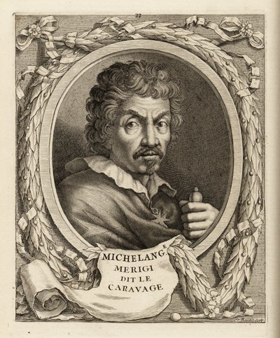 Portrait of Michelangelo Merisi da Caravaggio by Etienne Baudet