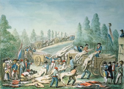 Transporting Corpses during the Revolution, c.1790 by Etienne Bericourt