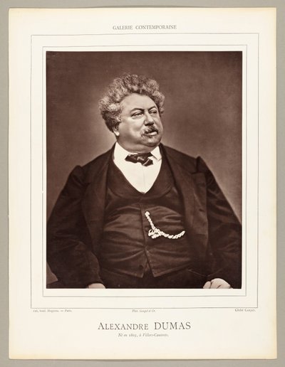 Alexandre Dumas by Etienne Carjat