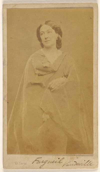 Anais Fargueil, Vaudeville by Etienne Carjat