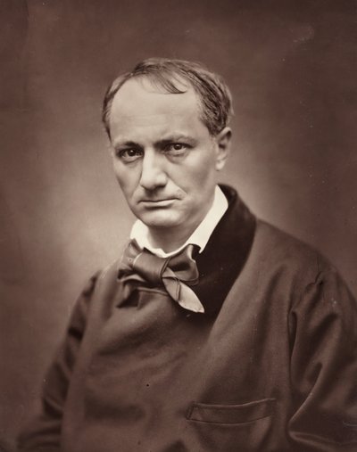 Charles Baudelaire French Poet, Critic, and Writer, 1821-1867, c. 1863 by Etienne Carjat