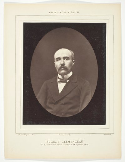 Eugène Clémenceau by Etienne Carjat