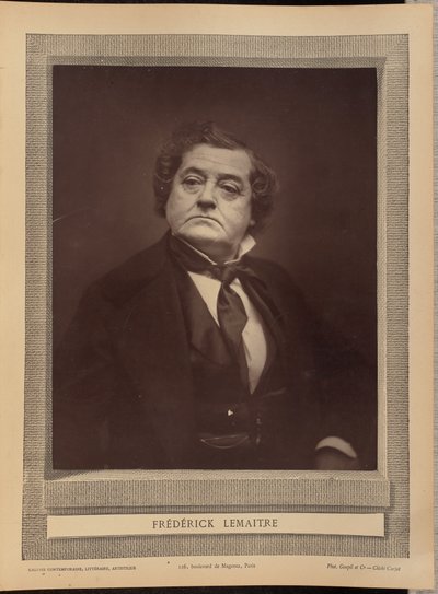 Frédérick Lemaitre by Etienne Carjat