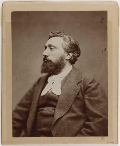 Léon Gambetta (1838-1882), lawyer and politician. by Etienne Carjat