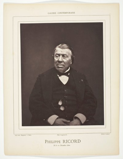 Philippe Ricord by Etienne Carjat