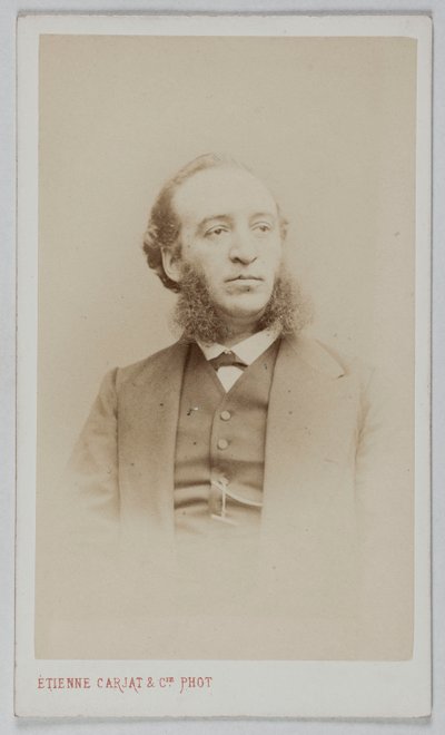 Portrait of Jules Ferry (1832-1893), politician, lawyer, plenipotentiary minister by Etienne Carjat