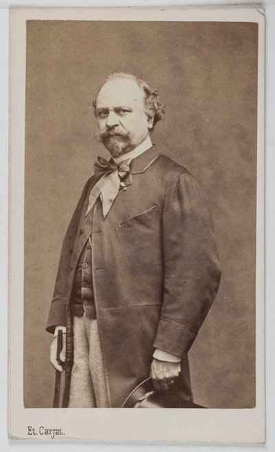 Portrait of Guiseppe Palizzi (1813-1887), Italian Painter by Etienne Carjat