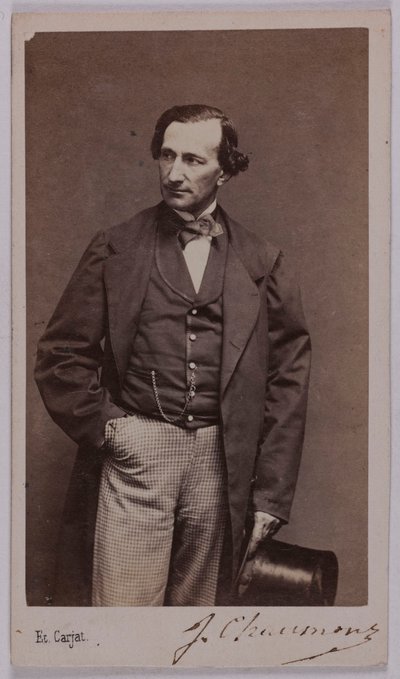 Portrait of Jules Chaumont (-1866), (actor) by Etienne Carjat