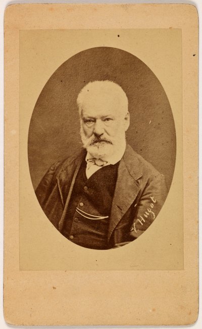 Victor Hugo, Front View by Etienne Carjat