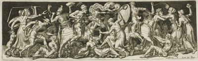 Grotesque Battle, from Combats and Triumphs by Etienne Delaune