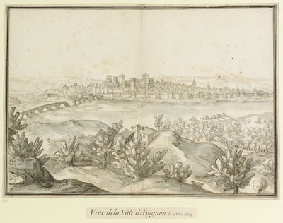 View of the City of Avignon and Surroundings by Etienne Martellange