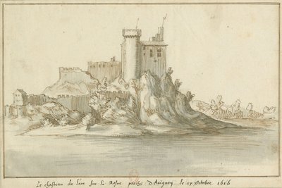 View of the Château de Lair on the Rhône near Avignon, October 17, 1616 by Etienne Martellange