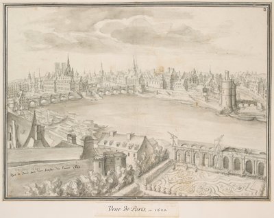 View of Paris, 1620 by Etienne Martellange
