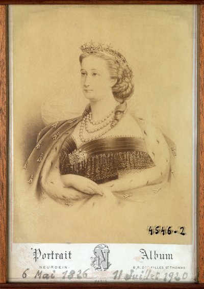 Portrait of Empress Eugénie by Etienne & Neurdein Louis Antonin (1846-p. 1915) Neurdein