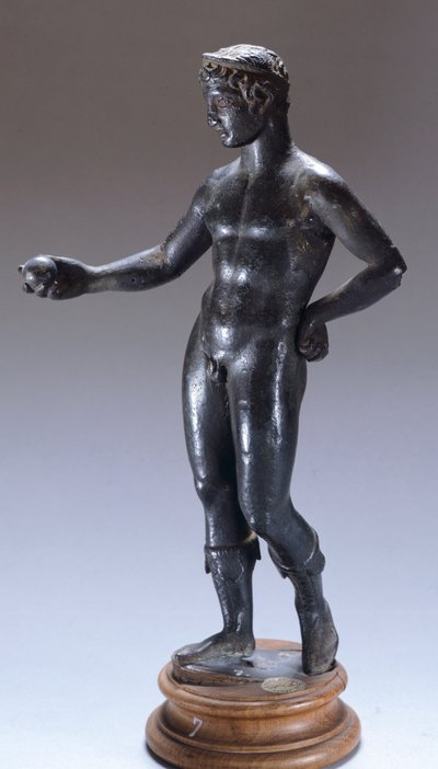 Bronze Figure Making an Offering. Etruscan Civilization, 4th Century BC by Etruscan