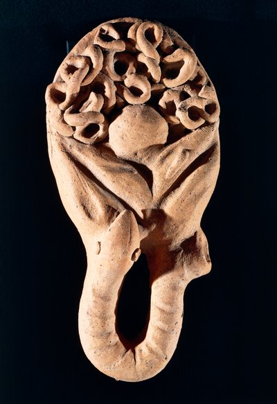 Terracotta Votive Offering Depicting an Intestine (Etruscan Civilization) by Etruscan