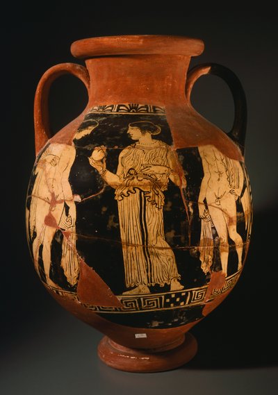 Pelike with Girl Presenting a Pomegranate by Etruscan