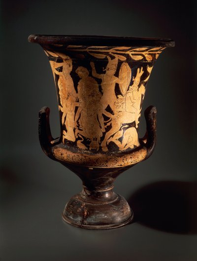 Calyx Krater with Fighting Warriors by Etruscan