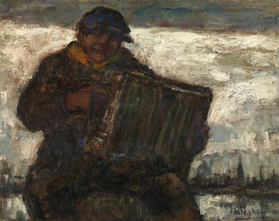 Harmonica Player by Eugeen van Mieghem