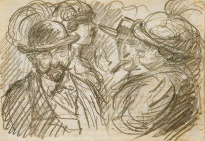 People on the Street by Eugeen van Mieghem