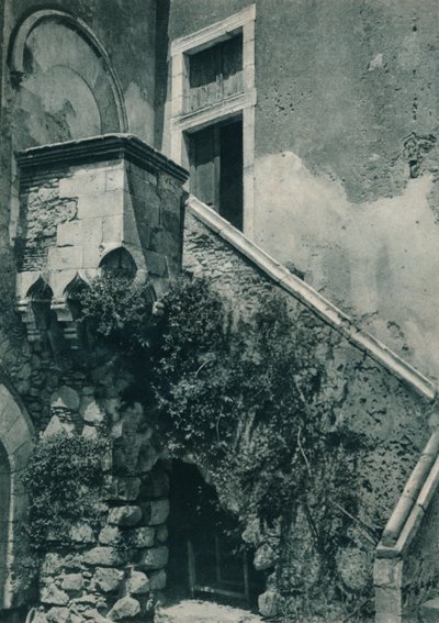 A Quiet Corner of Taormina, Sicily, Italy, 1927 by Eugen Poppel