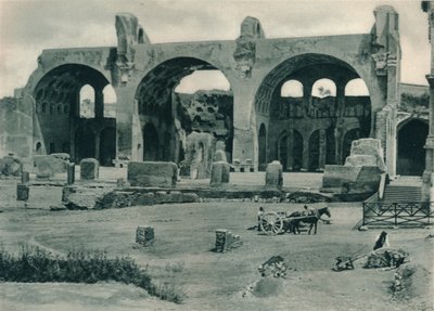 Basilica of Maxentius and Constantine in the Forum Romanum, Rome, Italy by Eugen Poppel