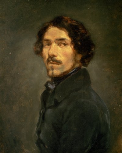 Self-portrait by Eugene (1798-1863) (attr. to) Delacroix