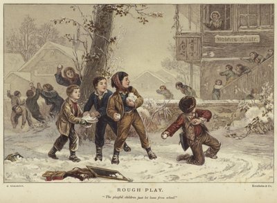 Rough Play by Eugene Alexis Girardet
