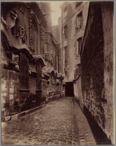 Former charnel house of Saint-Gervais-Saint-Protais, Rue François Miron by Eugène Atget