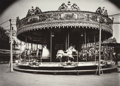 Carousel by Eugène Atget